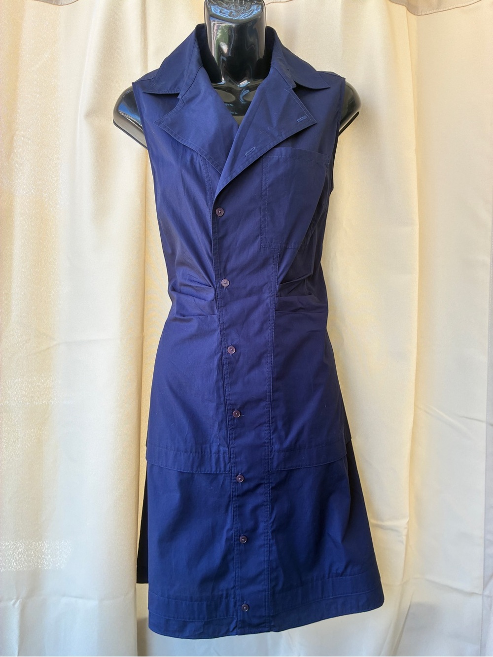 Derek Lam 10 Crosby Size 8 Satina Sleeveless Shirt Dress